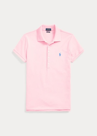 Women's Polo Ralph Lauren Slim Fit Stretch Polo Shirts | 642950MSJ